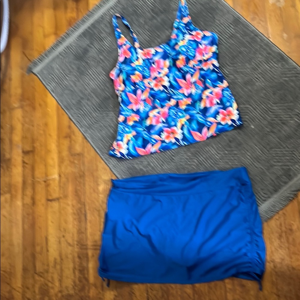 Floral Blue Swim Set 💙